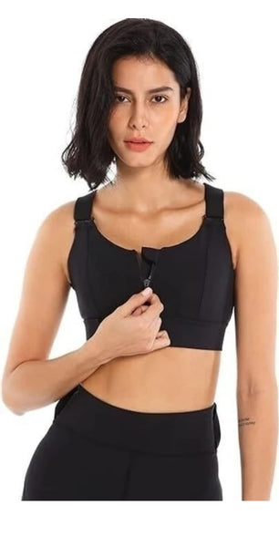 Women Sports Lightly Padded Bra  (Black)